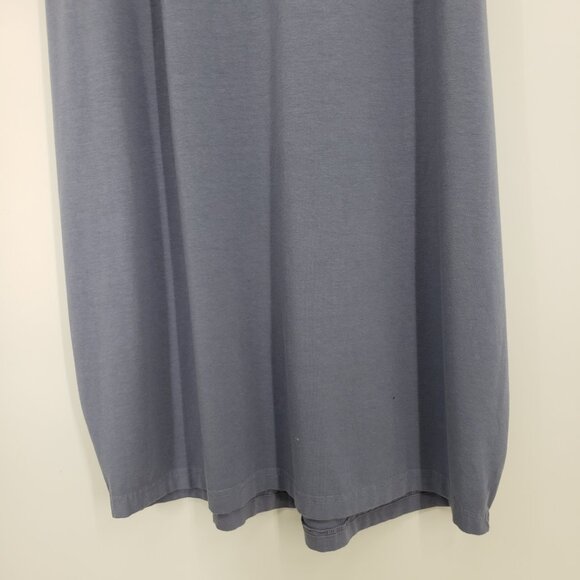 Bryn Walker Phillipa Long Sleeve Maxi Dress S Pockets Lagenlook‎ Slate Blue Gray - Picture 4 of 8